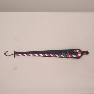 Creative apparel blue candy cane tie